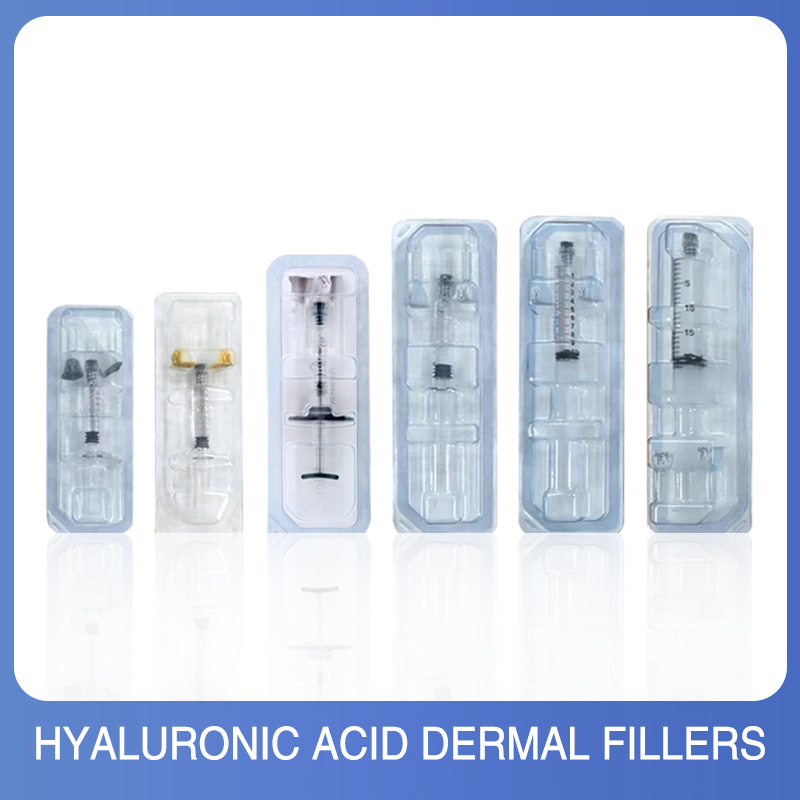 Hyaluronic acid injectable dermal fillers for facial countour anti wrinkles