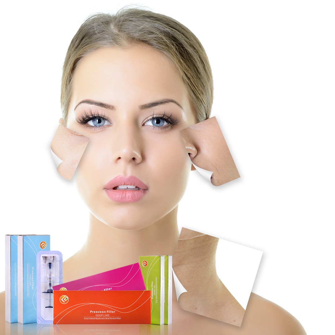 What are cross-linked hyaluronic acid and non cross-linked hyaluronic acid?